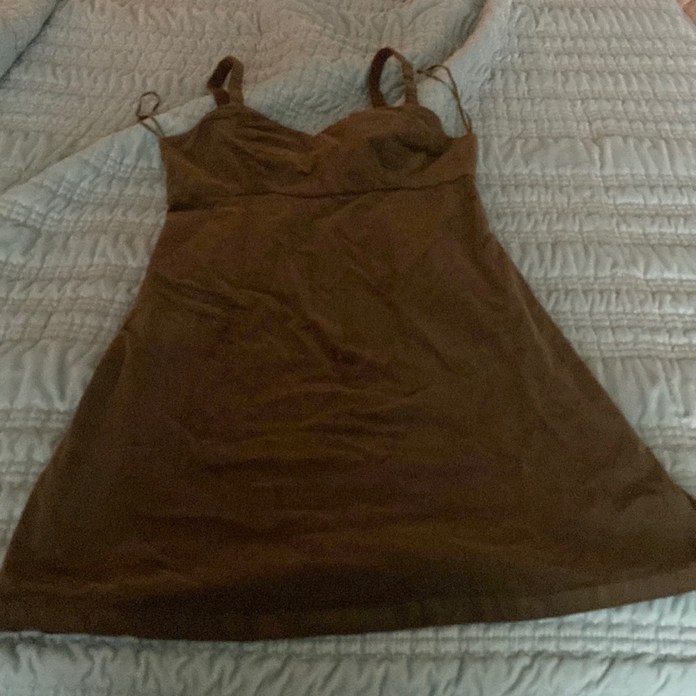 Corduroy Army Green Girls dress - Cooper Key size M